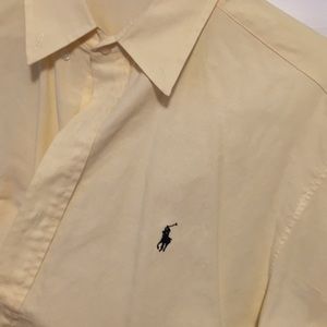 Long sleeve collared button up shirt